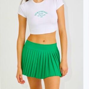 Garage Kelly Green tennis skirt
